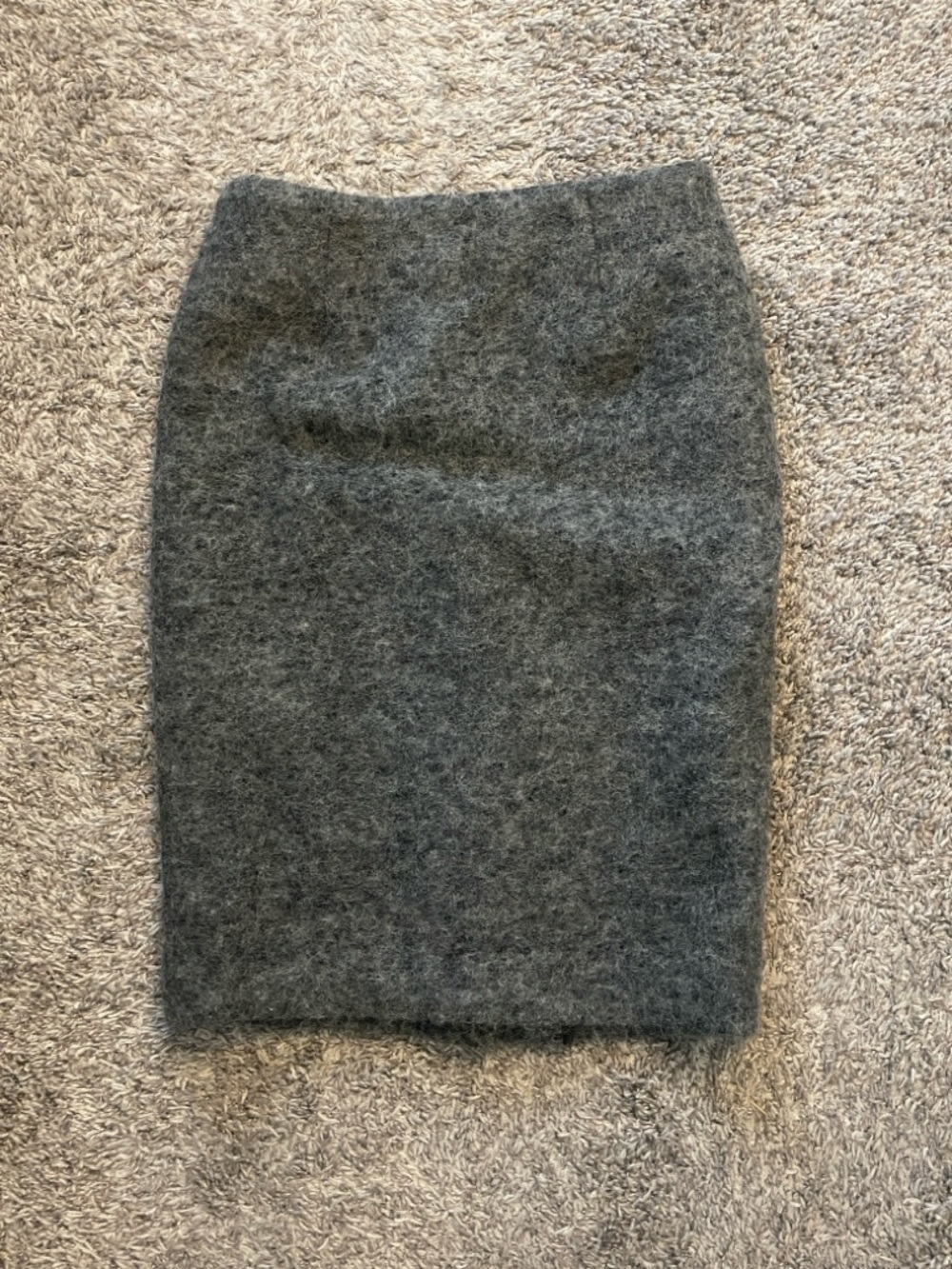 Gray Pencil Skirt